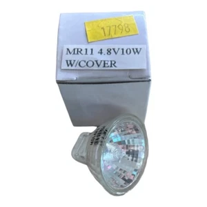 10w 4.8v gu4 Bombilla Halógena Halógena MR11 Lámpara Bajo Voltaje - Paquete de 2 - Imagen 1 de 5