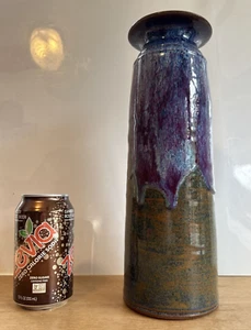 Harald Eric Nordvold Viking  Studio Ceramics 12 1/2" tall art pottery vase - Picture 1 of 18