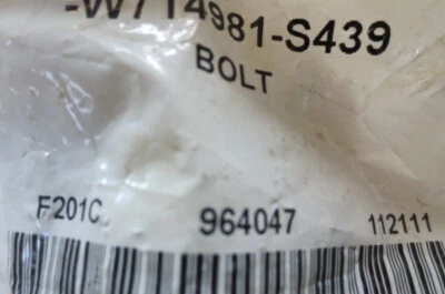 Ford OEM 15-18 Transit-150 eje-suspensión trasera-perno de cubo W714981S439 Foto 1 de 2