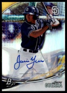 2016 Bowman Platinum Top Prospects Autographs Javier Guerra Auto San Diego