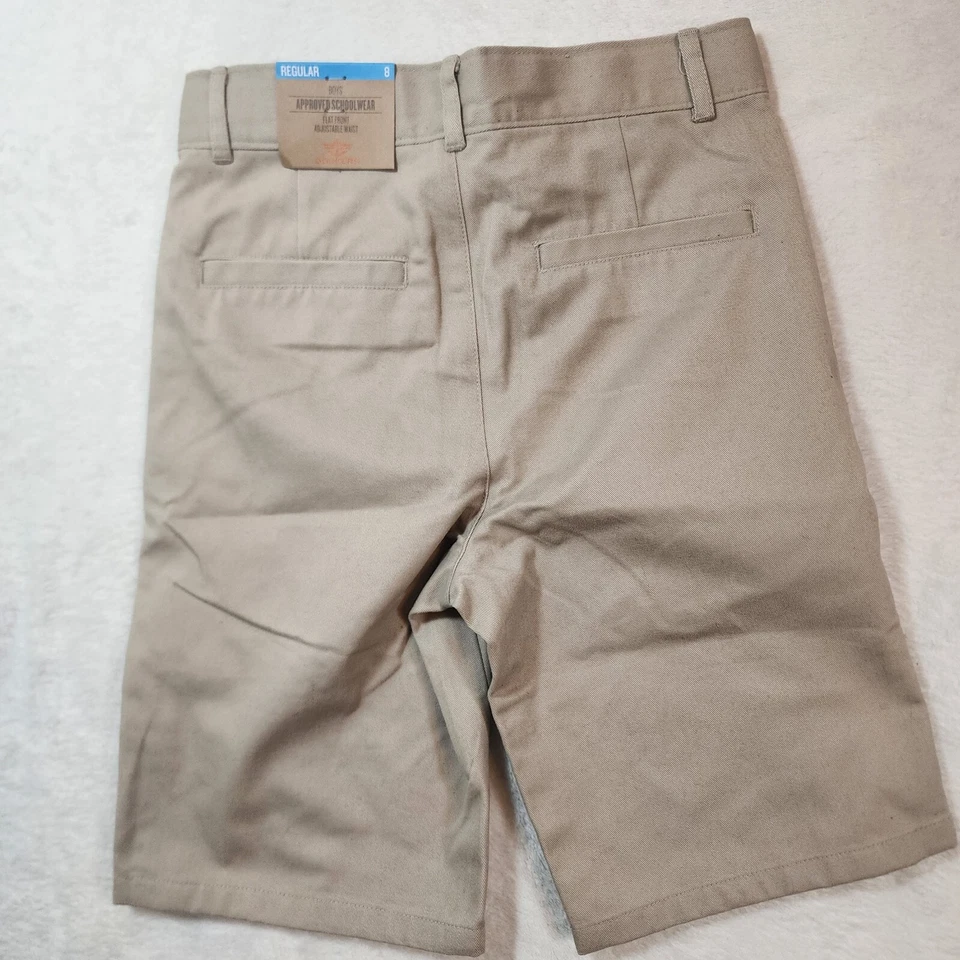 Nuevos Pantalones Cortos Dockers Escuela Chino Caqui Talla Uniforme 8 niño/niña aprobado.  Foto 1 de 4