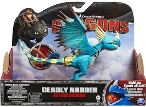 NEW DREAMWORKS DRAGONS DEADLY NADDER ACTION DRAGON - Picture 1 of 3
