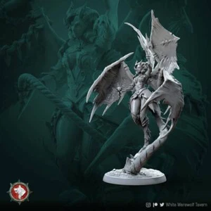 Zurae, Mujer Demonio | ESCALA DE MESA | TTRPG Miniatura | Taberna Hombre Lobo Blanco - Imagen 1 de 7