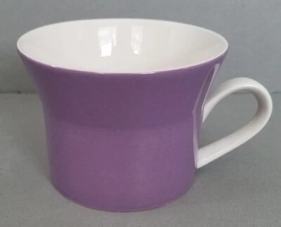 Taza plana vintage retro 1974 Mikasa dúplex Ben Seibel plomería púrpura 8 oz como nueva  Foto 1 de 4