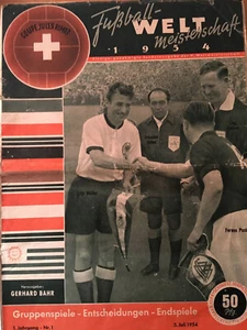 Gerhard Bahr Fußball-Weltmeisterschaft 1954 Sonderausgabe - Bild 1 von 3