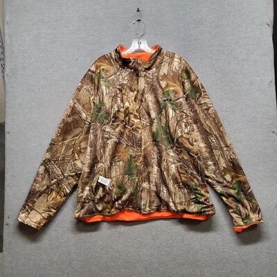 Chaqueta DE COLECCIÓN Red Head Hombres 2XL Marrón Camuflaje Árbol Real Caza Reversible LEER Foto 1 de 4