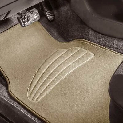 FH Group Universal Fit Car Floor Mats for Auto SUV Carpet Liner - Beige 4pcs - Image 1 of 4
