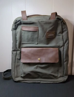 Origaudio Turlee Tote Finley Mill Laptop Backpack Travel Bag USANA LOGO - Image 1 of 4