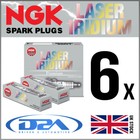 6x NGK SILZKGR8B8S 94201 Laser Iridium Spark Plugs For BMW M140 3.0 04/16-->