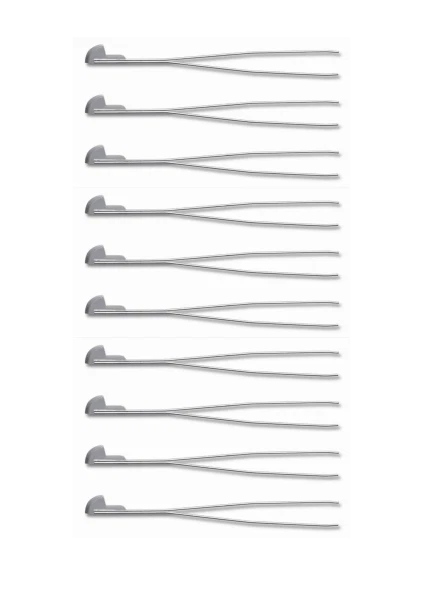 Victorinox Ersatz-Pinzette | 45mm klein | A.6142.1 | grau | 10 Stück für Classic