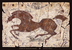 "Moon of Dancing Rivers"- Art Print by Cecilia Henle - Horse, Pony, Tribe, SW - Picture 1 of 9