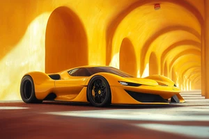 ποΈ Ferrari SF90 Art Print, Limited Edition 1/25 π₯ Signed + COA π 48x32" V1 - Picture 1 of 9