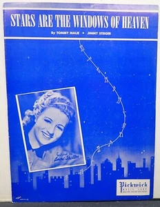 Stars Are The Windows Of Heaven - Tommy Malie y Jimmy Steiger - Partitura 1926 - Imagen 1 de 3