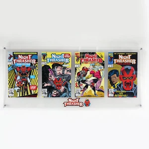 Night Thrasher Acrylic Wall Mounted Quad Comic Display *Comics Not Included - Picture 1 of 3