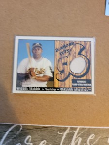 2003 Bowman Heritage Diamond Cut UNIFORM # Miguel Tejada. TRACKING ON SHIPMENT 