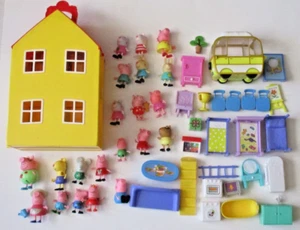 Mixed Lot Peppa Pig Figures, House Playset, Accessories nice variety - Picture 1 of 11