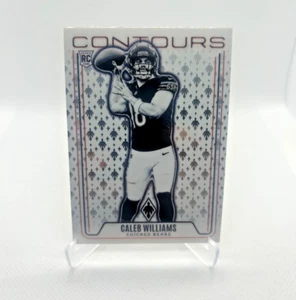 Caleb Williams RC - 2024 Panini Phoenix Contours Insert #1 - Chicago Bears - Imagen 1 de 2
