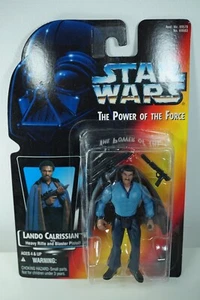 STAR WARS POTF2 Lando Calrissian Cloud City Outfit MOC Kenner Orange USA - Picture 1 of 5