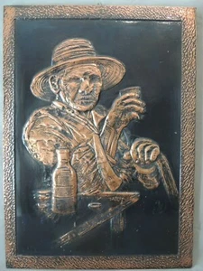 Collectible beautiful copper engraving painting 47cmx 34cm - Picture 1 of 10