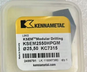 1PCS KENNAMETAL ORIGINAL NEUF KSEM2550HPGM KC7315 2499791 25,5 MM - Photo 1 sur 1