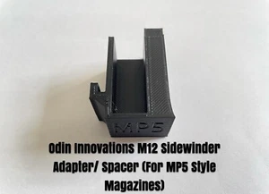 Airsoft MP5 AEG Speed Loader Adapter/Spacer (Odin Innovations M12 Sidewinder) - Picture 1 of 11