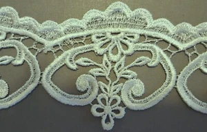 Venice Lace Trim - Baby Blue - New - 3" wide x 9-3/4 yards long - Picture 1 of 3