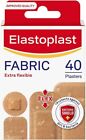 New Elastoplast Fabric Extra Flexible Breathable (40 Plasters), Water Repellent