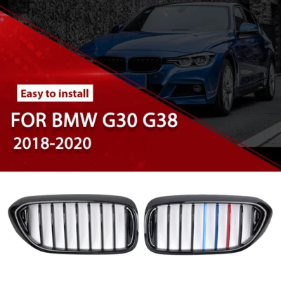 Rejilla delantera color M negra para BMW Serie 5 G30 G31 530i 540i 2017-20 Foto 1 de 4
