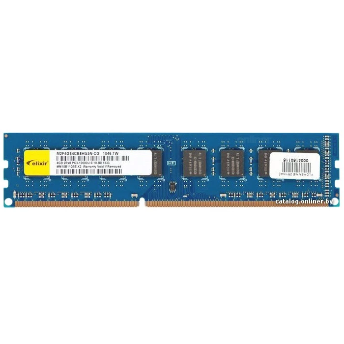 2GB Elixir M2F2G64CB88B7N-CG 1333MHz 1Rx8 PC3-10600U-09-10-B0 DDR3 RAM - Image 1 of 1