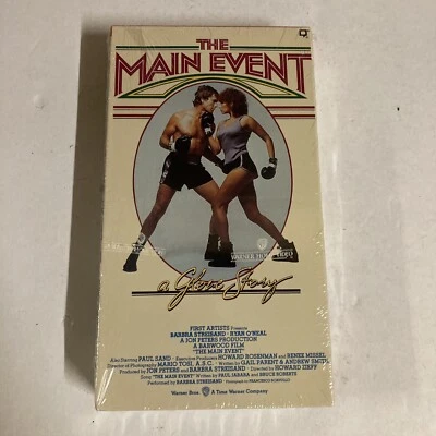 THE MAIN EVENT A Glove Story Barbra Streisand Ryan O'Neal VHS WARNER Watermarked Foto 1 de 4