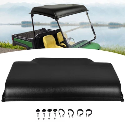 Hard Top Black Roof Plastic For John Deere Gator TE TS TX 2x4 2005-2020 - Image 1 of 4