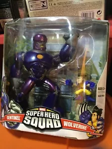 MARVEL SUPER HERO SQUAD WOLVERINE VS SENTINEL - Picture 1 of 8