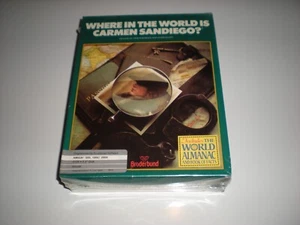 Wo auf der Welt ist Carmen Sandiego Spiel für den Amiga 3,5". Neuer Karton. Selten. - Bild 1 von 4