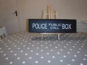 Dr who sign police public call box gift kids room tardis farmhouse sign - Picture 1 of 8