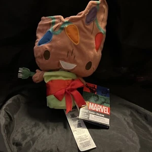Disney Marvel Groot plush Light Up NEW Holiday Xmas Edition - Picture 1 of 2