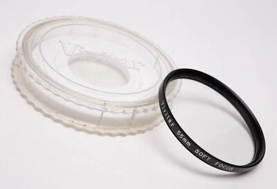 55mm Vivitar Soft Focus Diffuser Filter Diffusing w/Case - EX! - Image 1 of 4