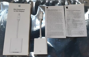 Genuine Apple Mini DisplayPort to VGA Adapter MB572Z/B A1307 NEW *OPEN BOX* - Picture 1 of 3