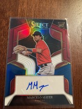 2023 Panini Select Baseball Marcelo Mayer RC Auto Black,red,blue Prizm 38/49