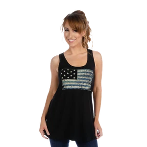 Liberty Wear Liberty Graphic Western Black Tank Top 7559 - Picture 1 of 14