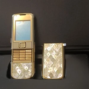 RARE LUXURY Nokia 8800 Gold Arte Limited Edition Phone Parts Housing Cover Cases - Picture 1 of 22