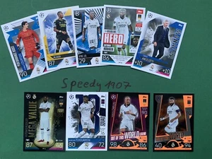 Topps Match Attax Champions League 22/23 EXTRA all 9 Real Madrid Vini Complete - Picture 1 of 1