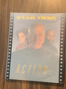 Star Trek Large Hardback Book Action! Terry J Erdmann 1998 1st Ed 1st Printing - Picture 1 of 8