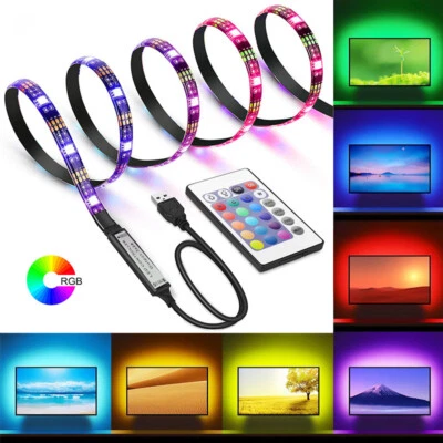 STRISCIA LED RGB RETROILLUMINAZIONE TV WIRELESS SMD-5050 RGB GARANZIA 24 MESI - Immagine 1 di 4