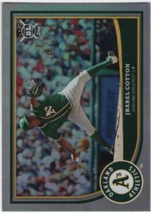 2018 Topps Big League Baseball Rainbow Foil /100 #262 Jharel Cotton Athletics