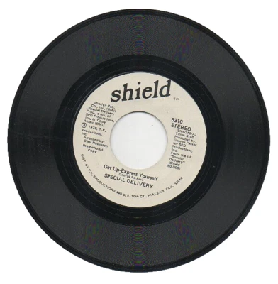 SPECIAL DELIVERY  45 RPM Pro Record  "GET UP-EXPRESS YOURSELF"  Stereo/Mono MINT - Image 1 of 2