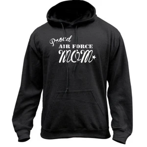 Felpa con cappuccio donna originale Proud Air Force Mom - Foto 1 di 11