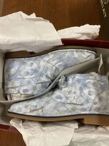 Hush Puppies blau botanisch Cyra Catelyn Wildleder Chuka Stiefel Damengröße 11 neu! - Bild 1 von 11