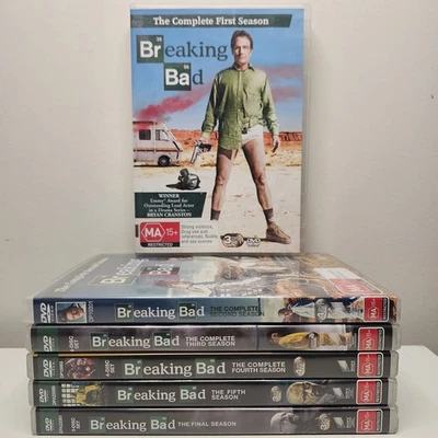 Breaking Bad Complete Series 1-6 DVD Seasons Region 4 (One Disc Missing)  - Image 1 of 4