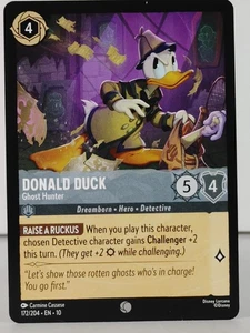 Pato Donald - Cazador de fantasmas LORCANA Susurros en el pozo #172 - Casi nuevo - B - Imagen 1 de 5