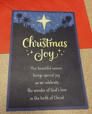 JOYFULLY YOURS, A DAYSPRING COMPANY Christmas Special Joy Peace God’s Love 5"x7" Religious Greeting Card